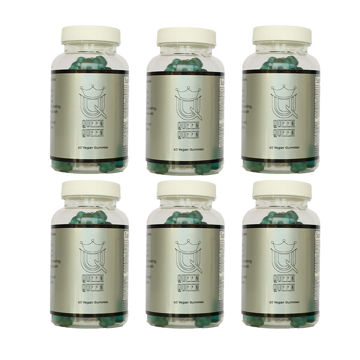پک 6عددی مکمل پاستیلی کویین کویین QUEEN QUEEN 60 VEGAN GUMMIES