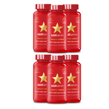 پک 6 عددی هیرتامینHAIRtamin Biotin Fast Hair Growth Vitamins×6