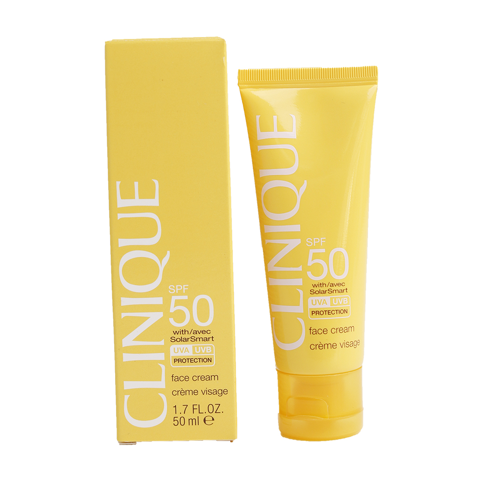 ضد آفتاب کلینیک | کرم ضد آفتاب سولار اسمارت SPF50 کلینیک