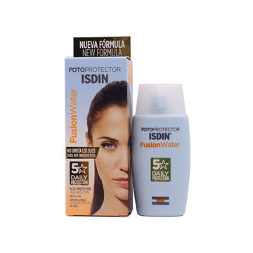 ضد آفتاب بی رنگ فیوژن واتر SPF 50  ایزدین Isdin fusion water