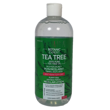 میسلارواتر روغن چای سبز (تی تری) اولاین Eveline Tea Tree Micellar lotion
