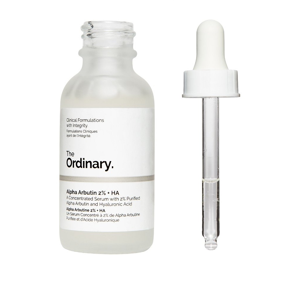سرم ضد لک آلفا آربوتین و هیالورونیک اسید اوردینری حجم 30 میلی لیترThe Ordinary- Alpha Arbutin 2% + HA