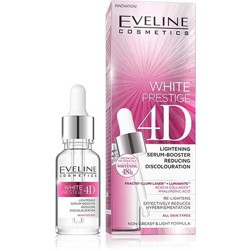 سرم وایت پرستیژ فوردی سفیدکننده 4D اولاین Eveline