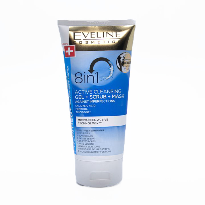 ژل شستشو 8در1 اولاین  Eveline 8in1