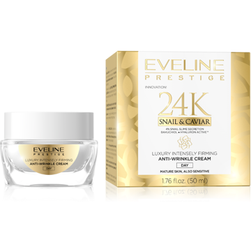 کرم روز خاویار و حلزون 24K اولاین EVELINE 24k SNAIL & CAVIAR