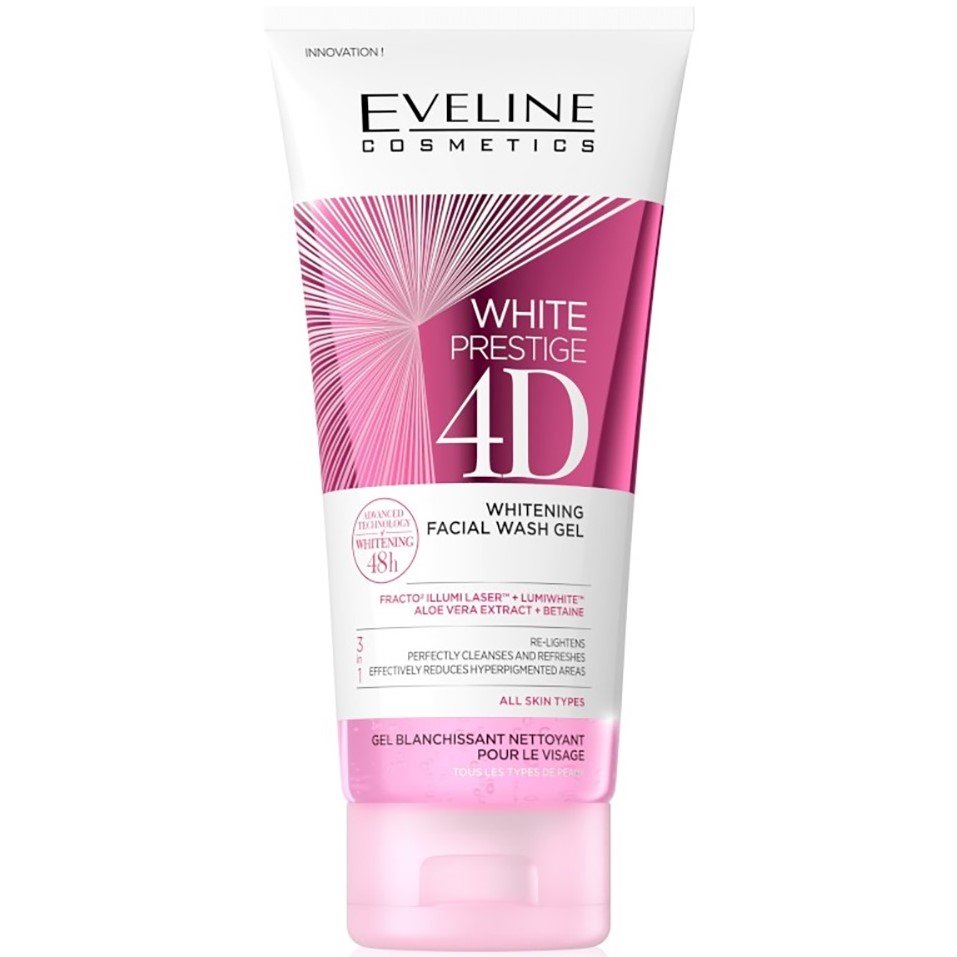 ژل شستشوی سفیدکننده 4D اولاین Eveline
