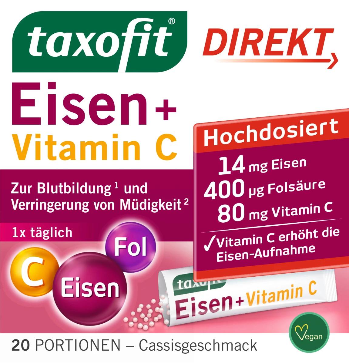 مکمل آهن پودری Eisen + Vitamin C المانی تاکسوفیت