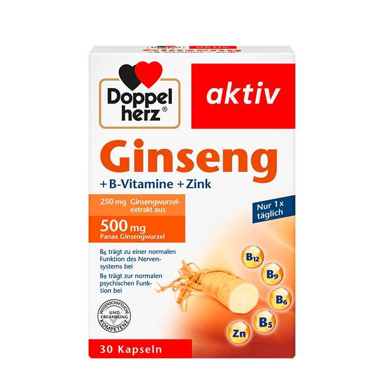 جینسینگ و ویتامین ب دوپل هرز 30 عددی