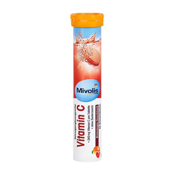 قرص جوشان ویتامین C میوولیس mivolis