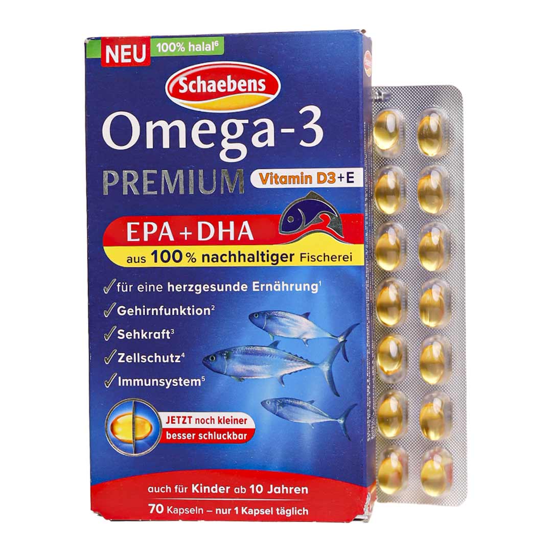 کپسول امگا 3 پریمیوم شابنز 70 عدد